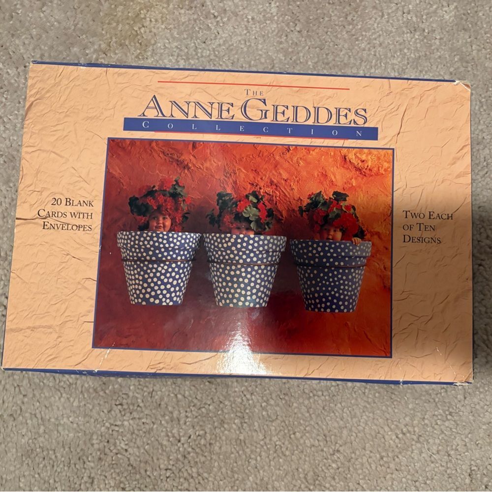 The Anne Geddes Collection Set of Blank Cards and Envelopes